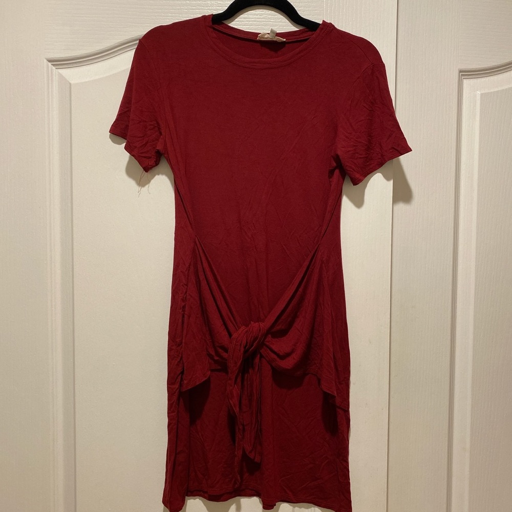 TShirt Dress with tie wrap